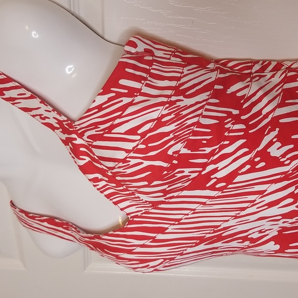Calvin Klein Red And White Sundress - Picture 2 of 12